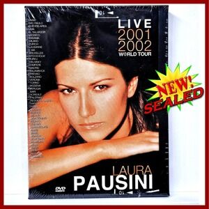 Laura Pausini Live 2001 2002 World Tour DVD Music Concert Region All Pop Spanish